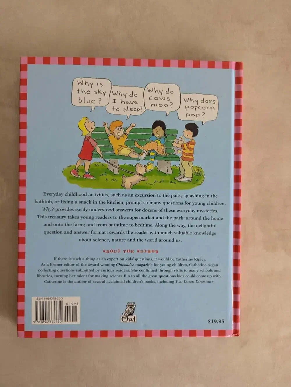 Why? by Catherine Ripley Hard Cover Book ERROR Printing 2001